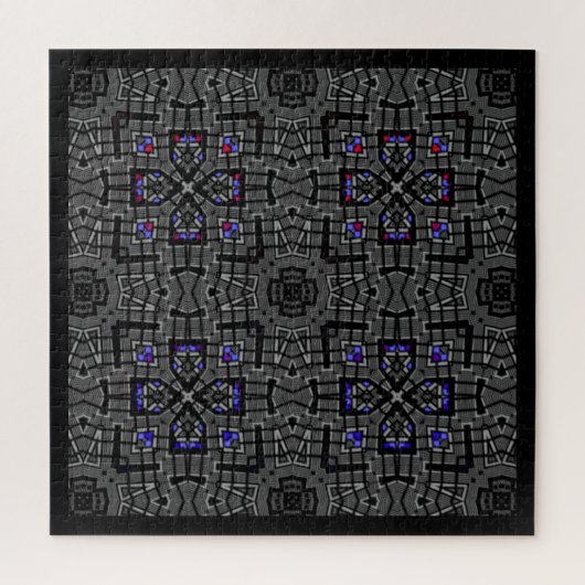Deel dertien's caleidoscoop art elf legpuzzel (Verticaal)