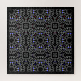 Deel dertien's caleidoscoop art negen legpuzzel