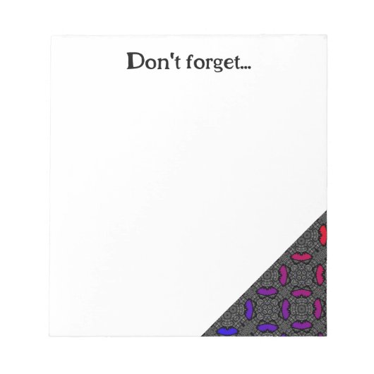 Deel dertien's caleidoscoop art negentien notitieblok (Voorkant)