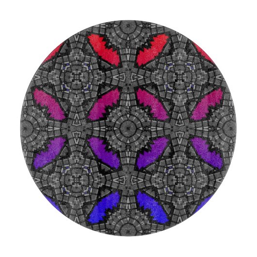 Deel dertien's caleidoscoop art negentien snijplank (Voorkant)