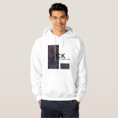 Deel dertien's caleidoscoop art veertien hoodie (Voorkant volledig)