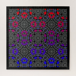 Deel dertien's caleidoscoop art veertien legpuzzel