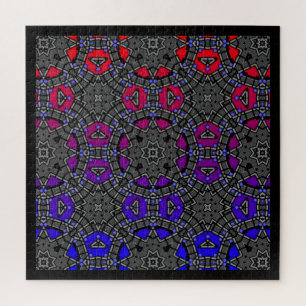 Deel dertien's caleidoscoop art veertien legpuzzel