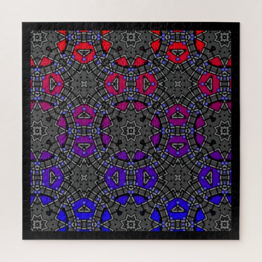 Deel dertien's caleidoscoop art veertien legpuzzel (Verticaal)