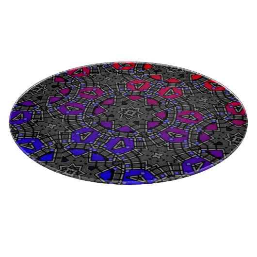 Deel dertien's caleidoscoop art veertien snijplank (Hoek)