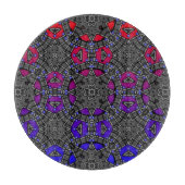 Deel dertien's caleidoscoop art veertien snijplank (Voorkant)