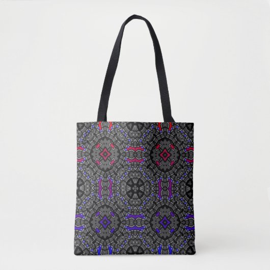 Deel dertien's caleidoscoop art veertien tote bag (Voorkant)