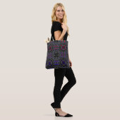 Deel dertien's caleidoscoop art veertien tote bag (Op model)