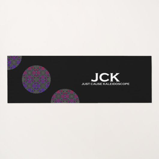 Deel dertien's caleidoscoop art veertien yogamat (Achterkant (horizontaal))