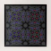 Deel dertien's caleidoscoop art vijftien legpuzzel (Horizontaal)