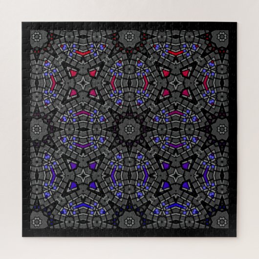 Deel dertien's caleidoscoop art vijftien legpuzzel (Verticaal)