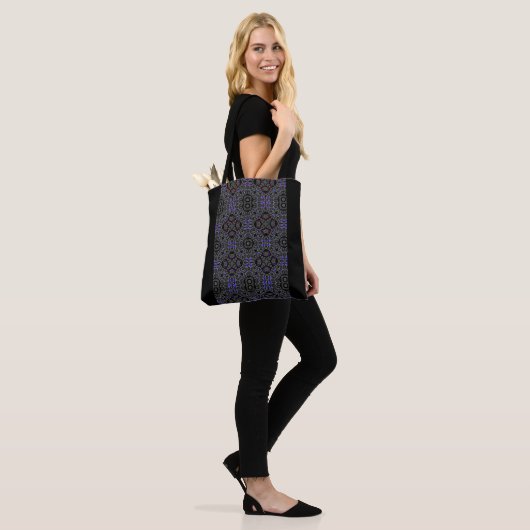 Deel dertien's caleidoscoop art vijftien tote bag (Op model)