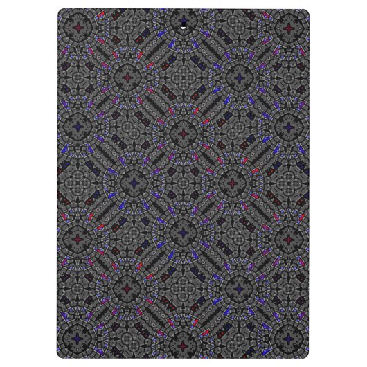 Deel dertien's caleidoscoop art zes klembord (Achterkant)