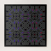 Deel dertien's caleidoscoop art zes legpuzzel (Horizontaal)