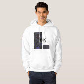 Deel dertien's caleidoscoop art zestien hoodie (Voorkant volledig)
