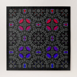 Deel dertien's caleidoscoop art zestien legpuzzel