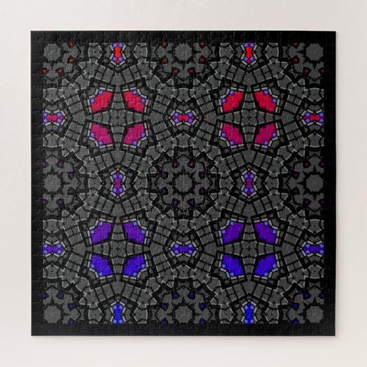 Deel dertien's caleidoscoop art zestien legpuzzel (Verticaal)