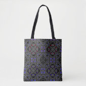 Deel dertien's caleidoscoop art zestien tote bag (Voorkant)