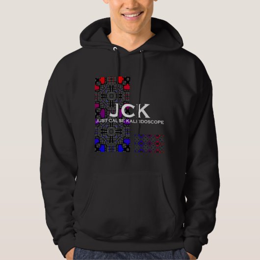 Deel dertien's caleidoscoop art zeven hoodie (Voorkant)