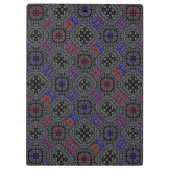 Deel dertien's caleidoscoop art zeven klembord (Achterkant)