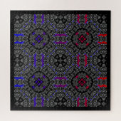 Deel dertien's caleidoscoop art zeven legpuzzel (Horizontaal)