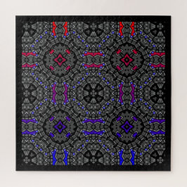 Deel dertien's caleidoscoop art zeven legpuzzel