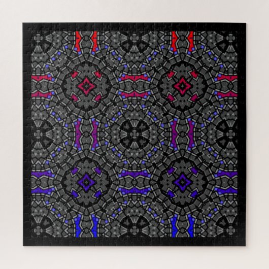 Deel dertien's caleidoscoop art zeven legpuzzel (Verticaal)