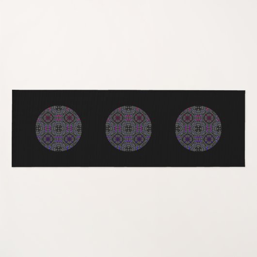 Deel dertien's caleidoscoop art zeven yogamat (Voorkant (horizontaal))