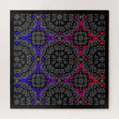 Deel dertien's caleidoscoop art zeventien legpuzzel (Horizontaal)