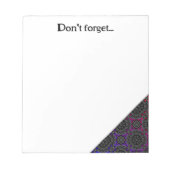 Deel dertien's caleidoscoop art zeventien notitieblok (Voorkant)