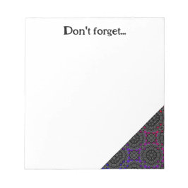 Deel dertien's caleidoscoop art zeventien notitieblok