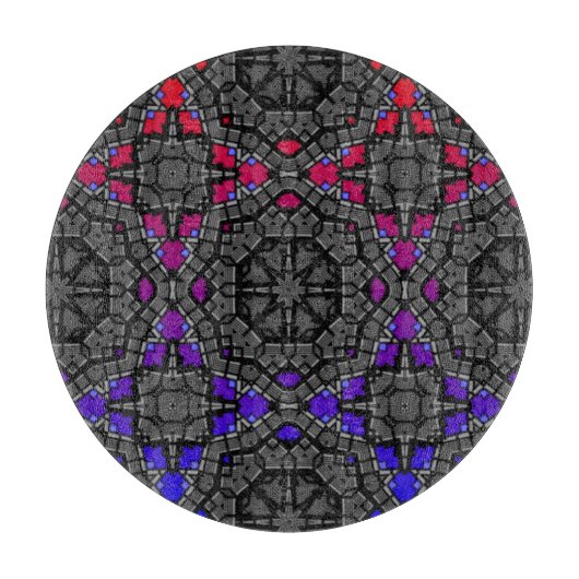 Deel dertien's caleidoscoop art zeventien snijplank (Voorkant)