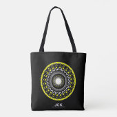 Deel één caleidoscoop art 31 tote bag (Achterkant)