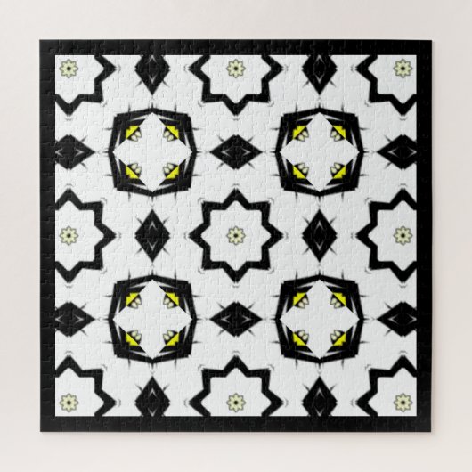 Deel een caleidoscoop art negentien legpuzzel (Verticaal)
