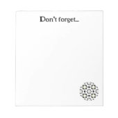 Deel een caleidoscoop art negentien notitieblok (Voorkant)