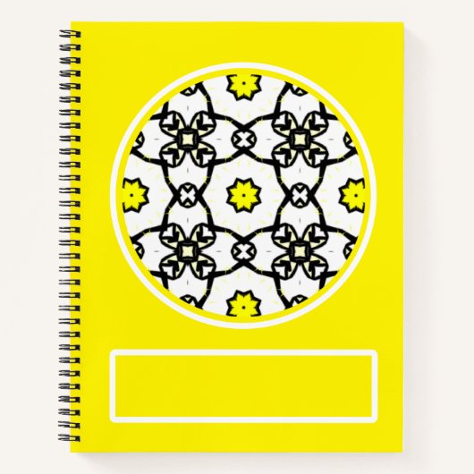 Deel een caleidoscoop art. twaalf notitieboek (Voorkant)