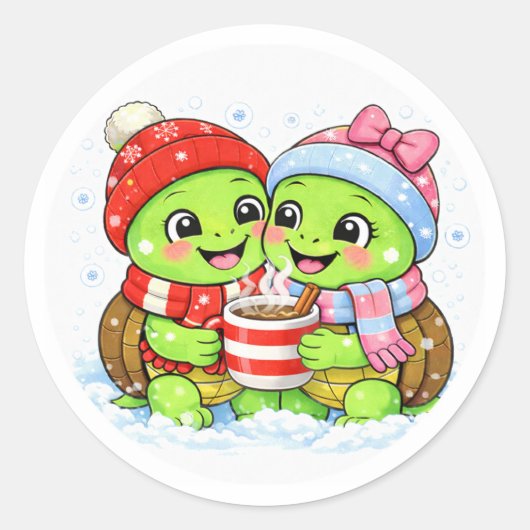 Deel een drankje ronde sticker (Voorkant)