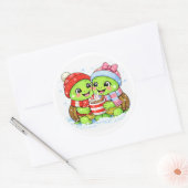 Deel een drankje ronde sticker (Envelop)
