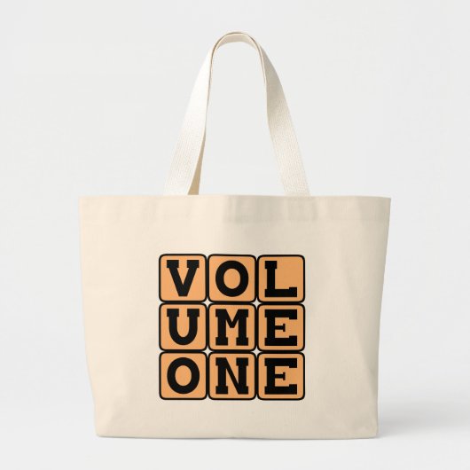 Deel Een, Eerste Deel Grote Tote Bag (Voorkant)