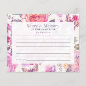 Deel een Floral van het Geheugen de Kaart van de B (Voorkant)