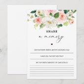 Deel een geheugen, viering van de Kaarten van het (Voorkant / Achterkant)