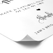 Deel een geheugenminimalistisch kalligrafietoestel poster (Hoek)