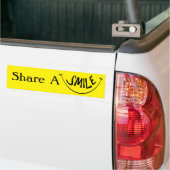 Deel een glimlach bumpersticker (Op Truck)