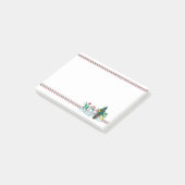 deel een glimlach-sneeuwpop van 15v4 achter de han post-it® notes (Schuin)