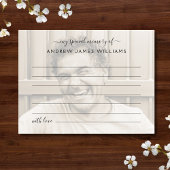 Deel Een Herinnering Foto Begrafenis Briefkaart