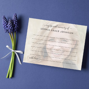 Deel Een Herinnering Foto Begrafenis Briefkaart