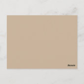 Deel een Herinnering Funeral Service Herdenkingska Briefkaart (Achterkant)