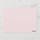 Deel een Herinnering Funeral Service Memorial Card Briefkaart (Achterkant)