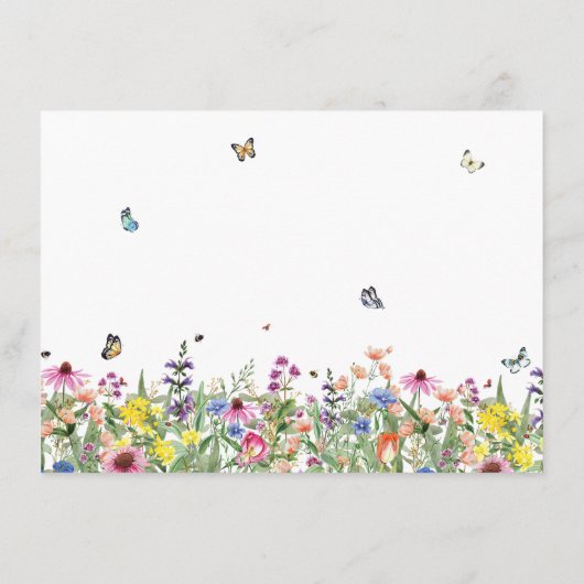 Deel een herinnering Moderne Bloemenviering van he Informatiekaartje (Achterkant)