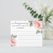 Deel een herinnering Pioen Bloemen Begrafenis Aanw (Staand voorkant)